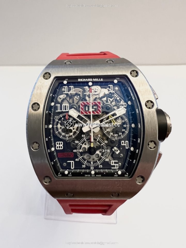 Richard Mille RM 011 Mens watch Unisex Automatic Titanium RM11 Chronograph