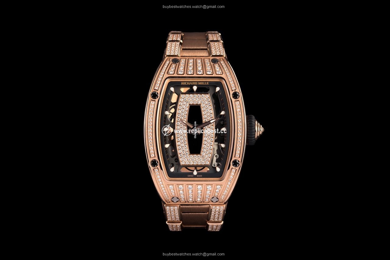Richard Mille RM 07 Womens watch Automatic Red gold RM 07-01