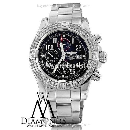 Breitling Super Avenger II Mens watch Unisex Automatic Steel A1337111 G779