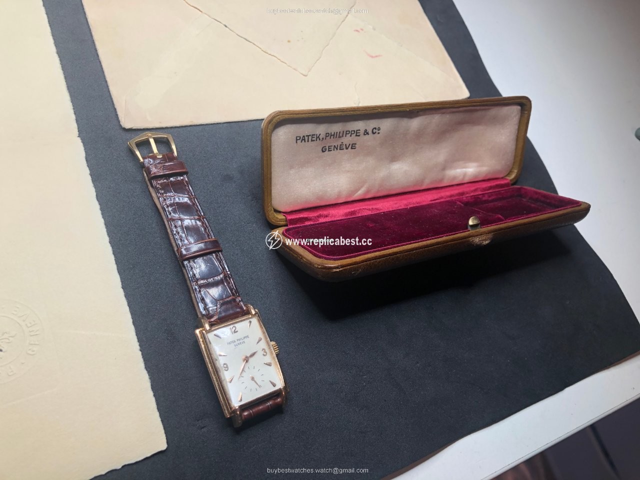 Patek Philippe Gondolo Mens watch Unisex Manual winding Rose gold 2477