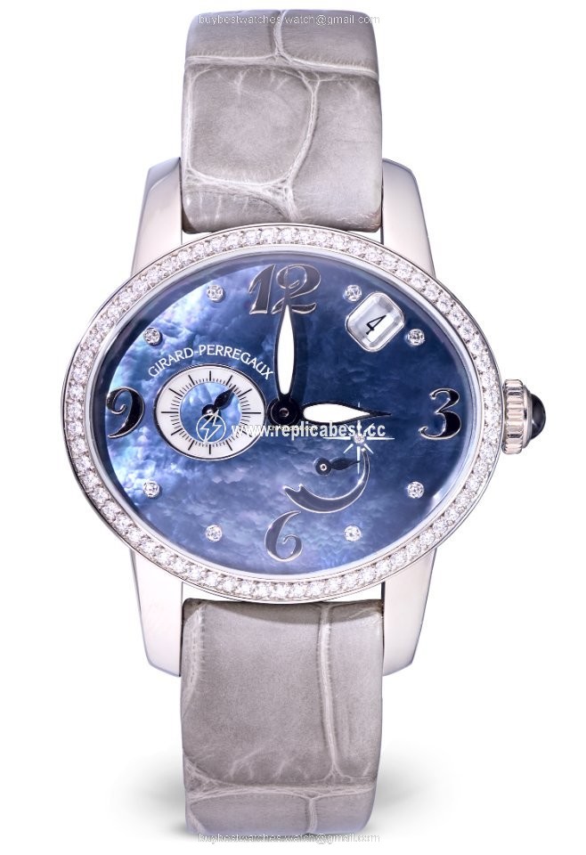 Girard Perregaux Cats Eye Womens watch Automatic White gold 80480
