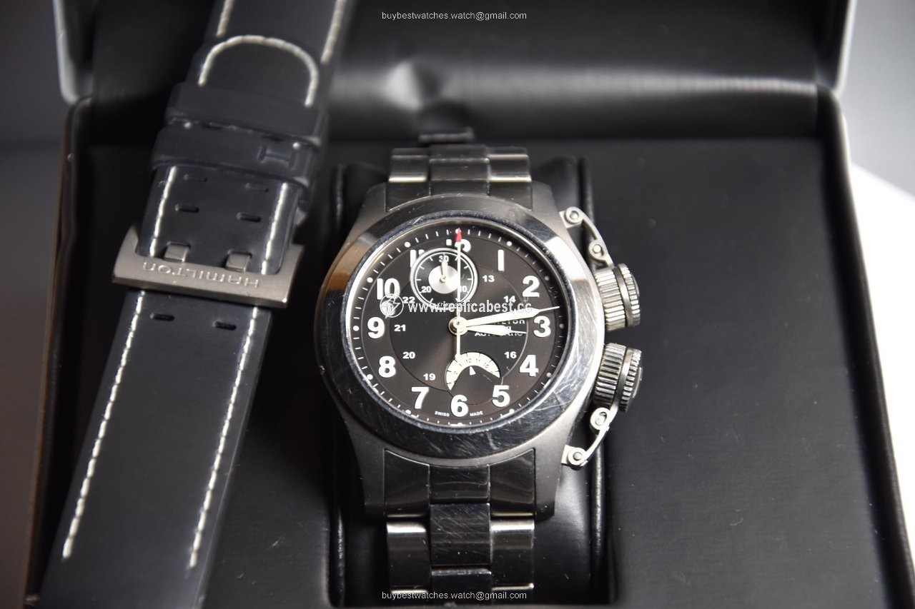 Hamilton Khaki Navy Frogman Mens watch Unisex Automatic Titanium H777160