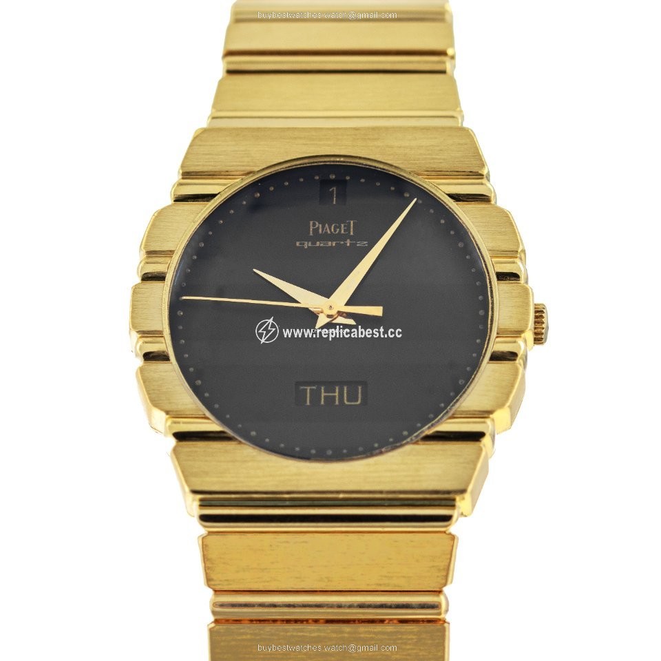 Piaget Polo Mens watch Unisex Quartz Yellow gold 15562C701