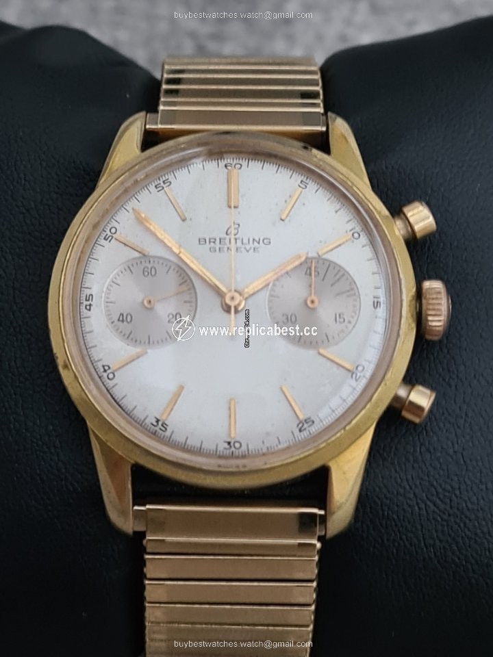Breitling Mens watch Unisex Manual winding Gold Steel 1191