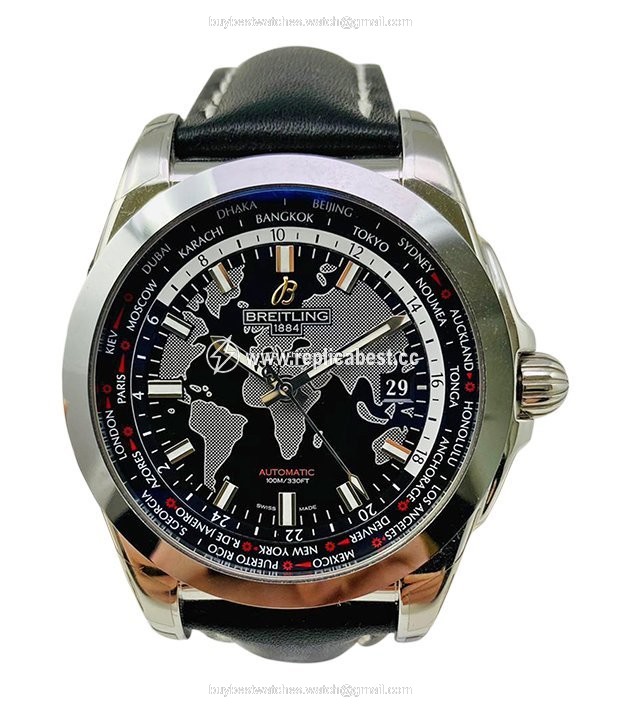 Breitling Galactic Unitime Mens watch Unisex Automatic Steel WB3510U4.BD94.435X.A20BA.1