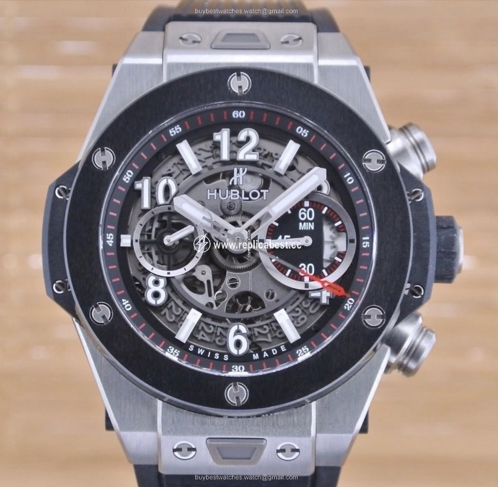 Hublot Big Bang Unico Mens watch Unisex Automatic Titanium 411.NM.1170.RX