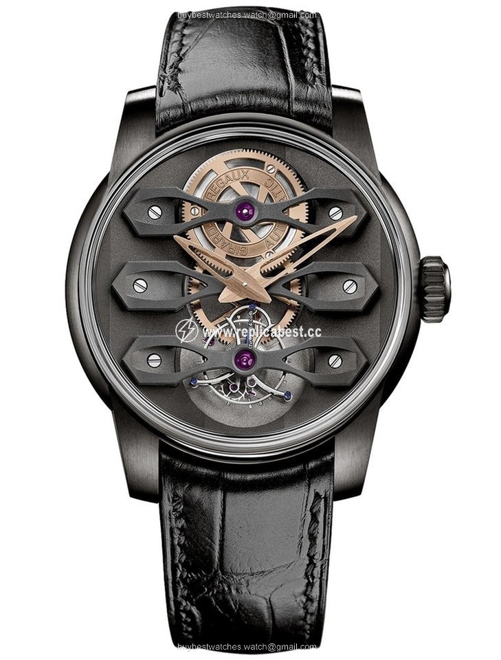 Girard Perregaux Bridges Mens watch Unisex Automatic Titanium 99270-21-000-BA6A