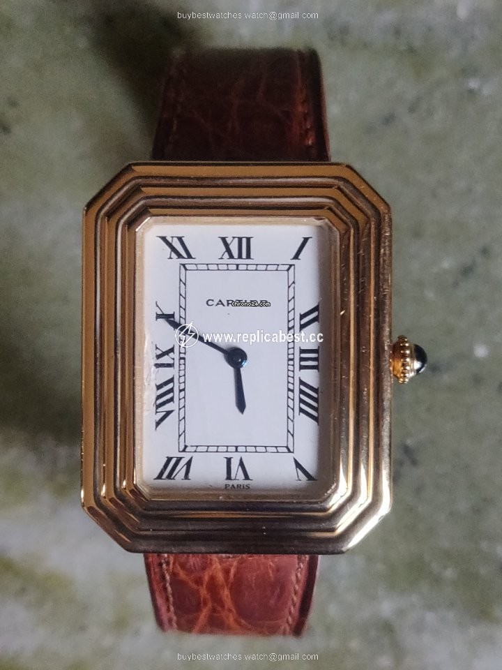 Cartier Mens watch Unisex Manual winding Yellow gold 78096