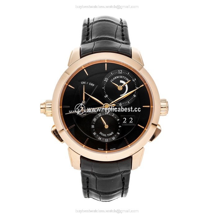 Ulysse Nardin Mens watch Unisex Automatic Rose gold 672-05 92