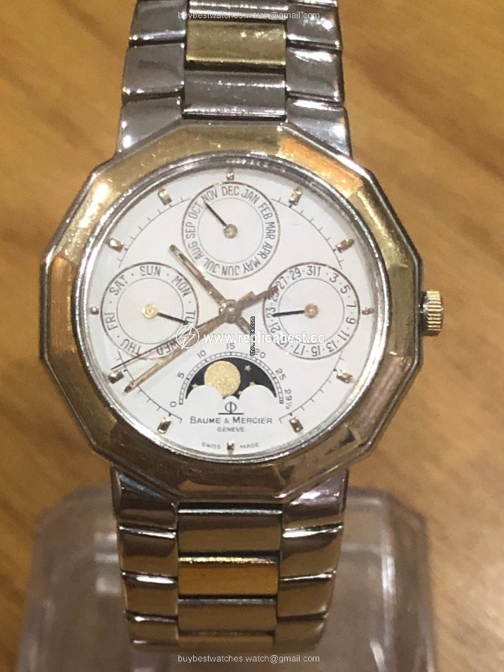 Baume & Mercier Mens watch Unisex Quartz Gold Steel 6331038