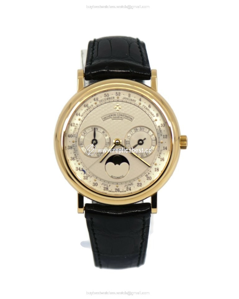 Vacheron Constantin Patrimony Mens watch Unisex Automatic Yellow gold 47052 000J-04