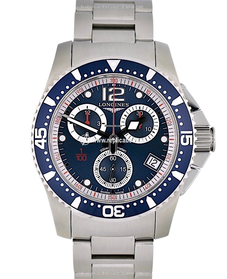 Longines HydroConquest Mens watch Unisex Quartz Steel L38434966