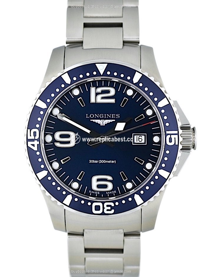 Longines HydroConquest Mens watch Unisex Quartz Steel L3.640.4.96.6