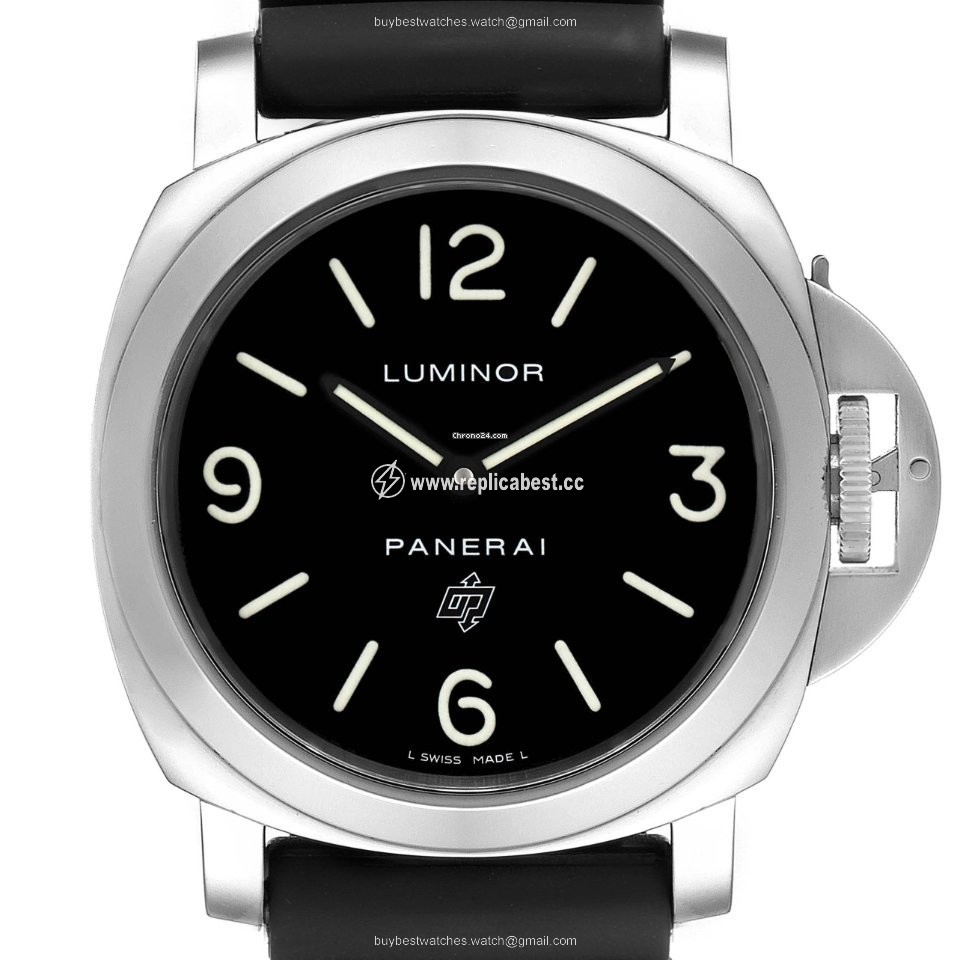 Panerai Luminor Base Logo Mens watch Unisex Manual winding Steel PAM00000