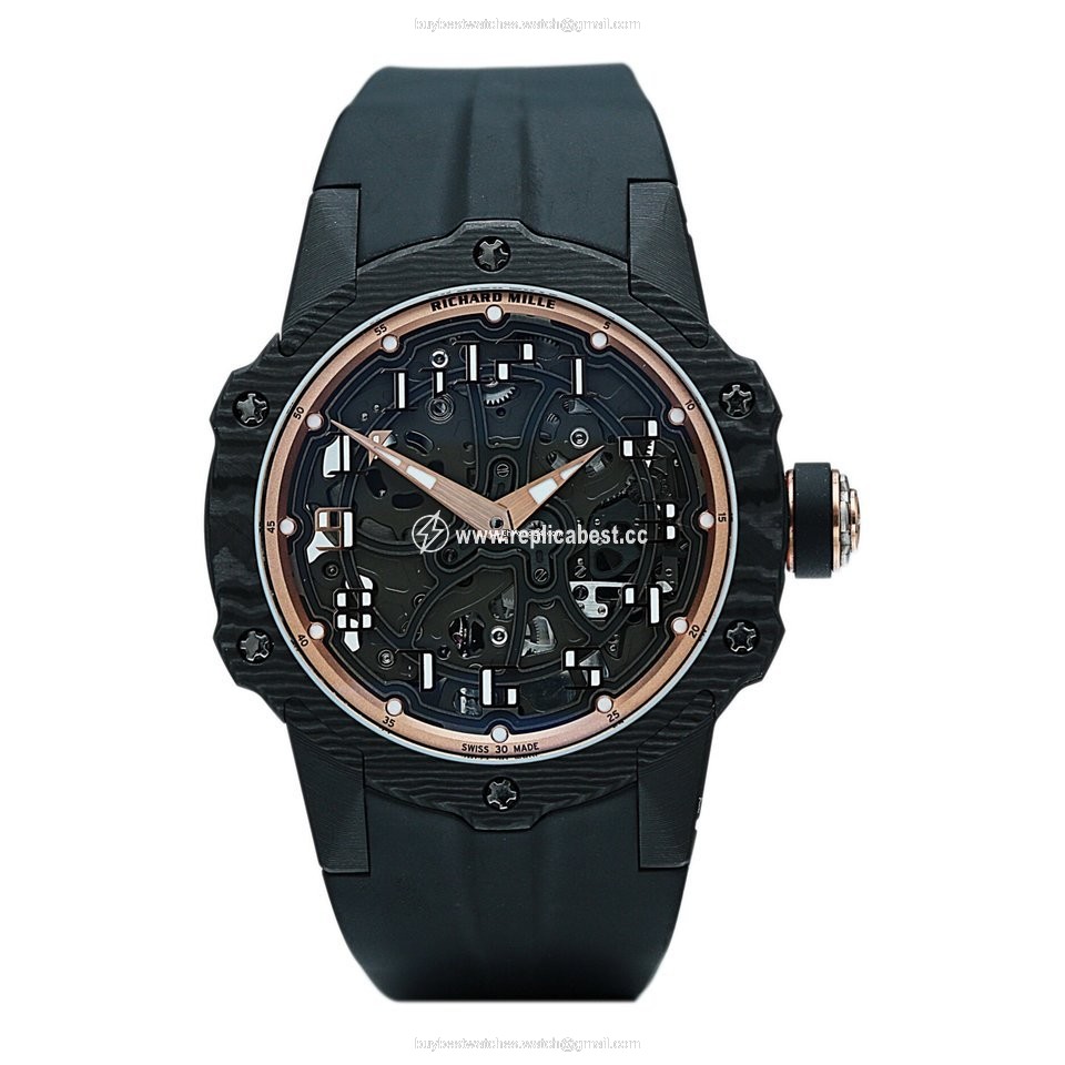 Richard Mille Mens watch Unisex Automatic Rose gold 33-02