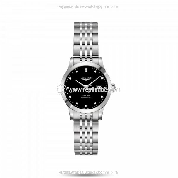 Longines Record Womens watch Automatic Steel L2.321.4.57.6