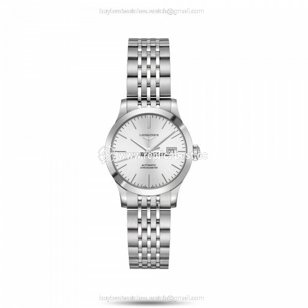 Longines Record Womens watch Automatic Steel L2.321.4.72.6