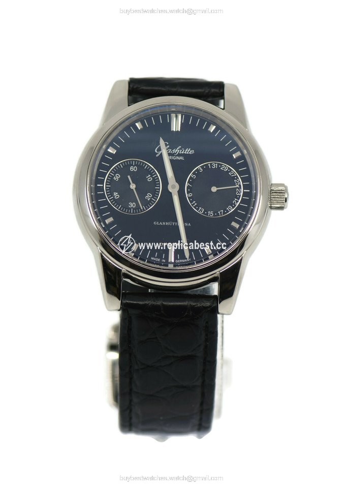 Glashutte Original Senator Hand Date Mens watch Unisex Automatic Steel 1-39-58-01-02-04