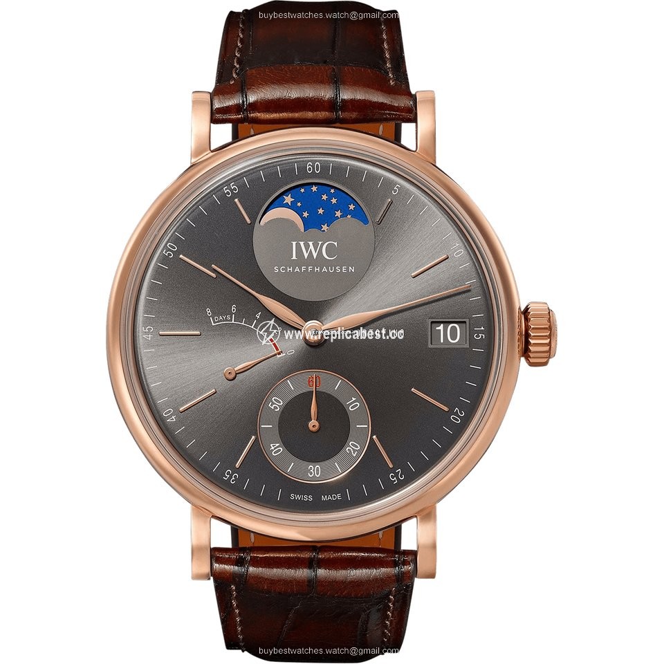 IWC Portofino Hand-Wound Mens watch Unisex Manual winding Rose gold IW516403