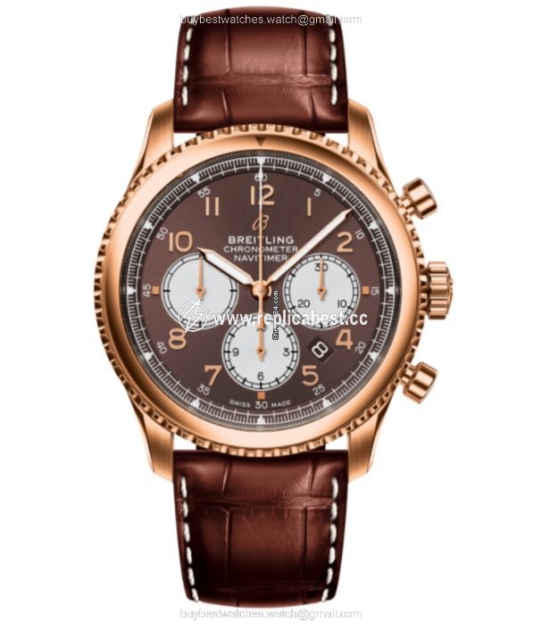 Breitling Navitimer 8 Mens watch Unisex Automatic Red gold RB0117131Q1P1
