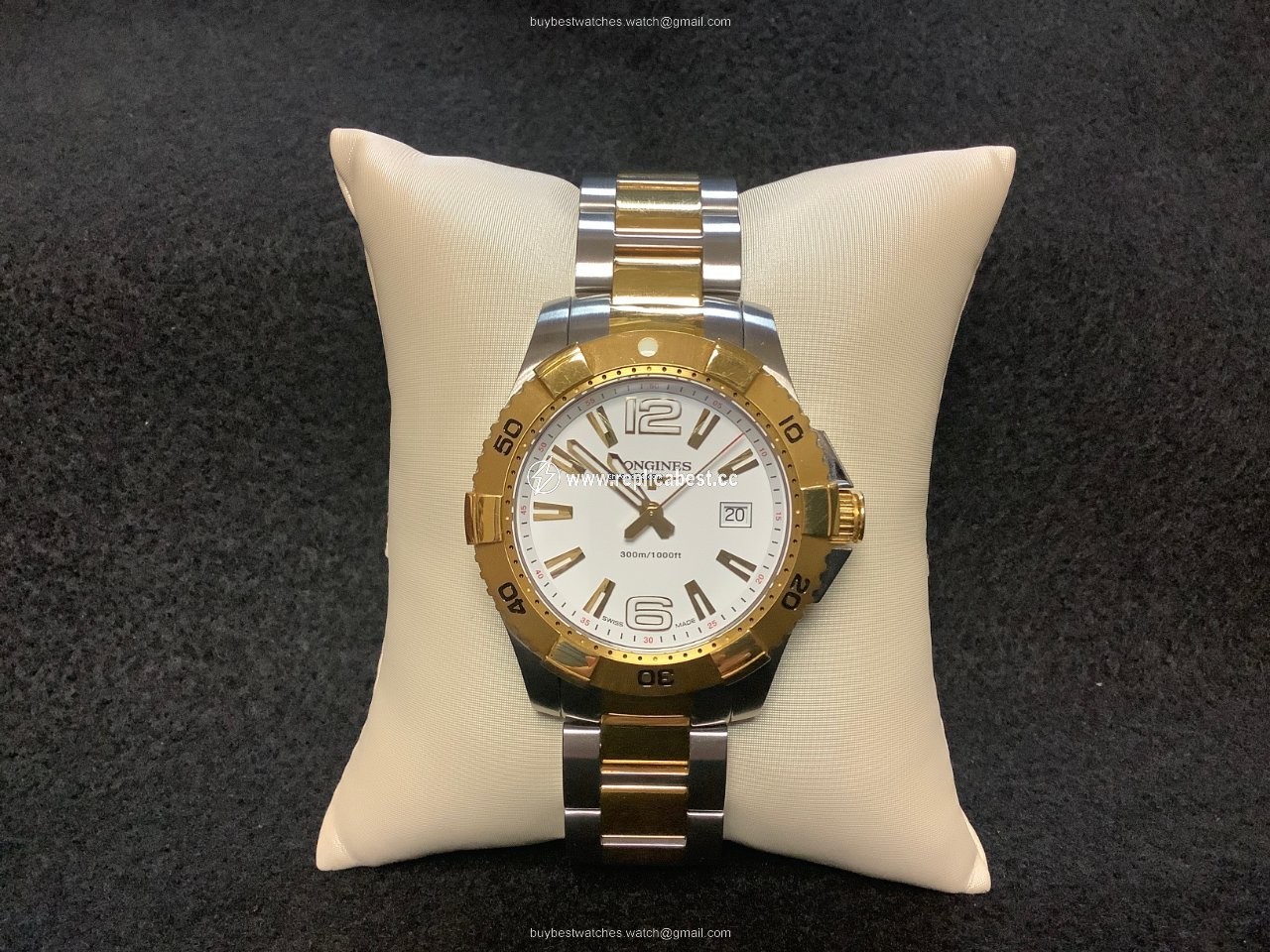 Longines HydroConquest Mens watch Unisex Quartz Steel L3.647.4