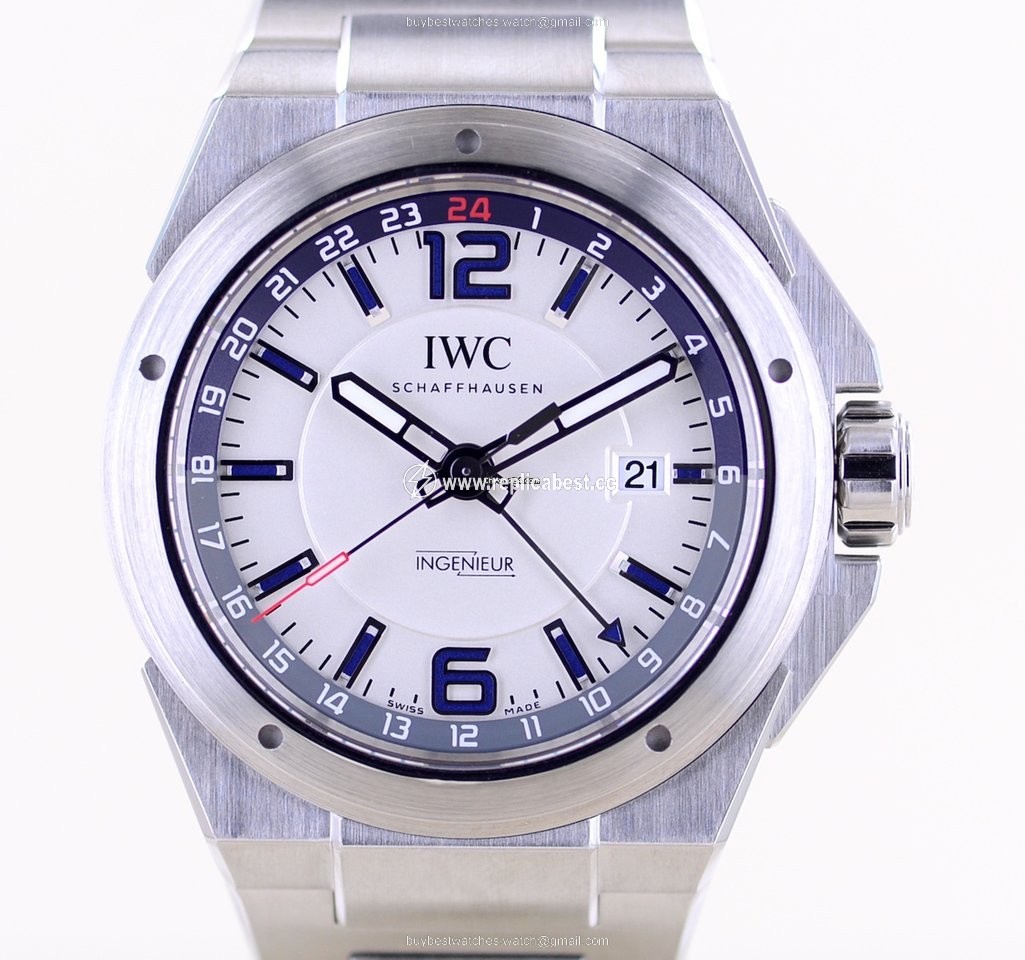 IWC Ingenieur Dual Time Mens watch Unisex Automatic Steel IW324404