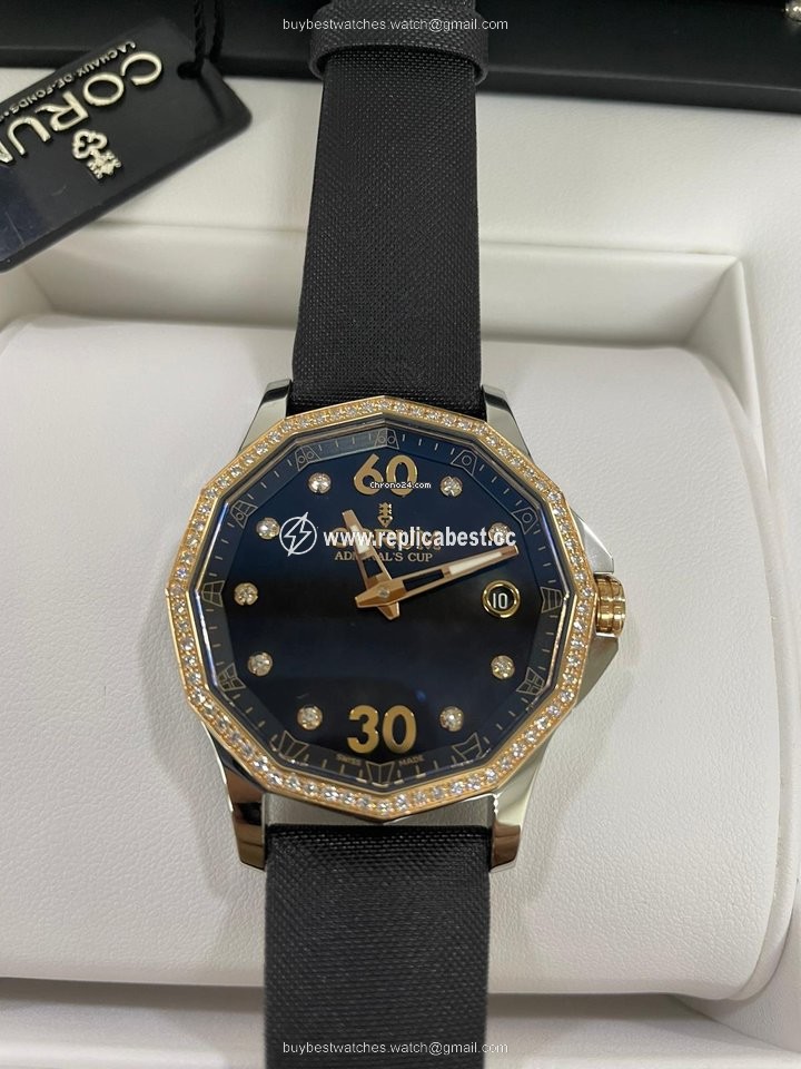 Corum Admirals Cup Legend 38 Mens watch Unisex Automatic Gold Steel 082.101.29 0F41 PN10