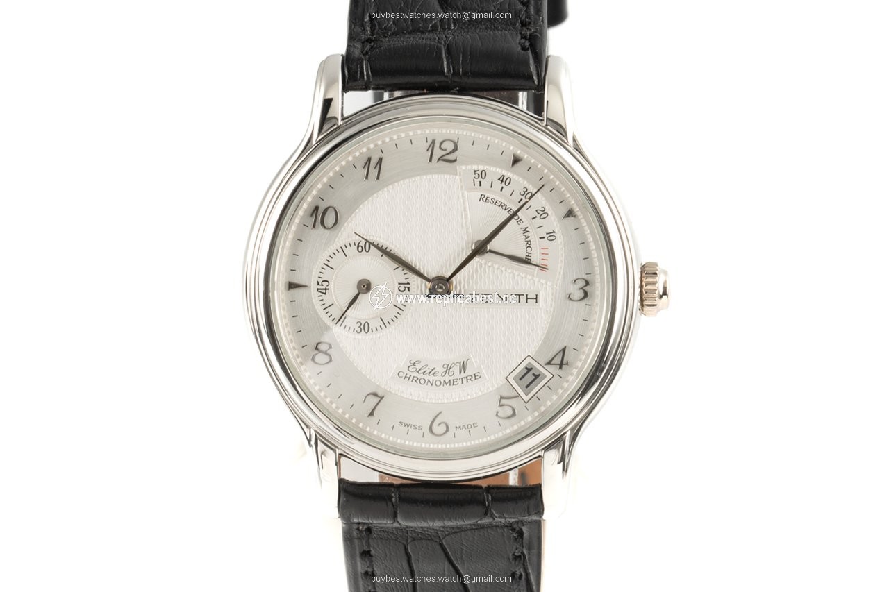 Zenith Elite Mens watch Unisex Manual winding Platinum 39.0240.655