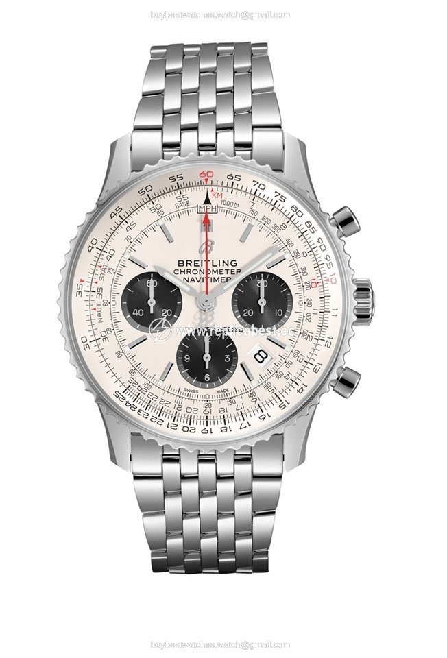 Breitling Navitimer 1 B01 Chronograph 43 Mens watch Unisex Automatic Steel AB0121211G1A1