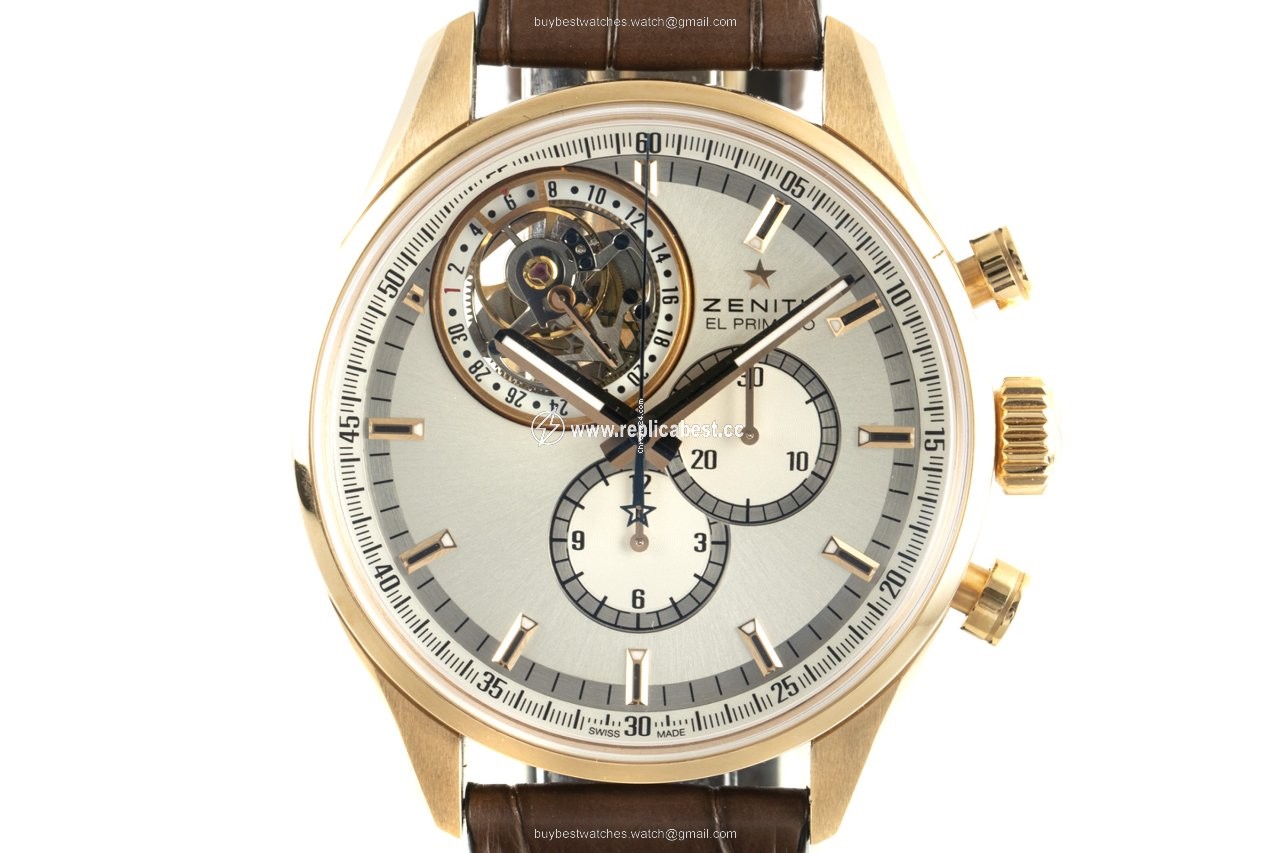 Zenith El Primero Tourbillon Mens watch Unisex Automatic Yellow gold 18.2050.4035 01.C713