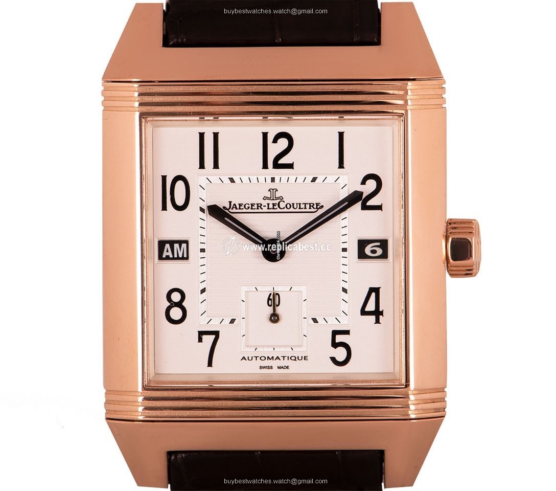 Jaeger-LeCoultre Reverso Squadra Hometime Mens watch Unisex Automatic Rose gold 230.2.77 Q7002420