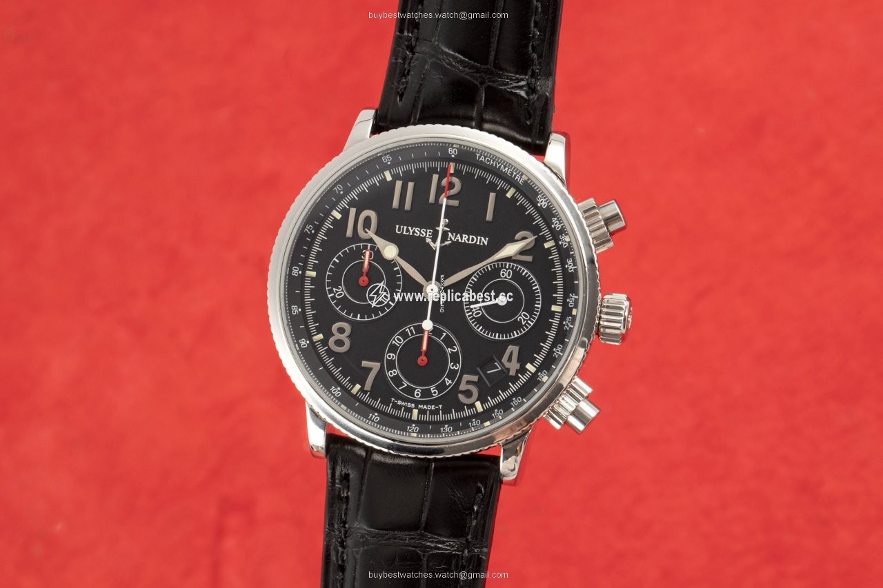 Ulysse Nardin Marine Chronograph Mens watch Unisex Automatic Steel 353-22