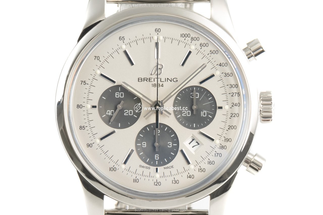 Breitling Transocean Chronograph Mens watch Unisex Automatic Steel AB0152