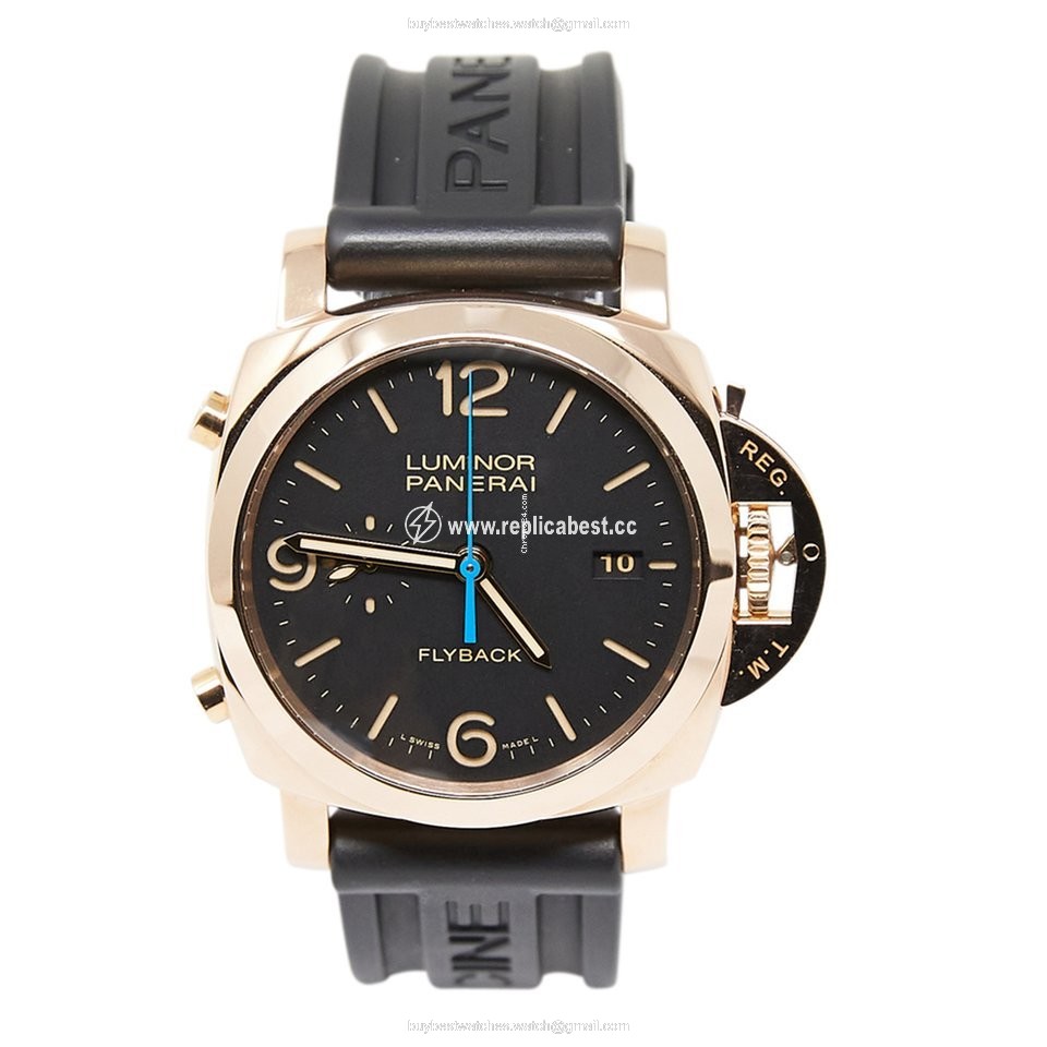 Panerai Luminor 1950 3 Days Chrono Flyback Mens watch Unisex Automatic Rose gold PAM00525