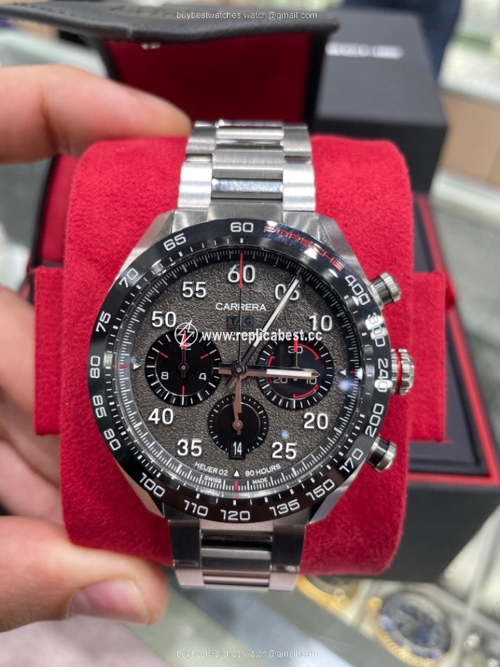 TAG Heuer Carrera Porsche Chronograph Special Edition Mens watch Unisex Automatic Steel CBN2A1F.BA0643