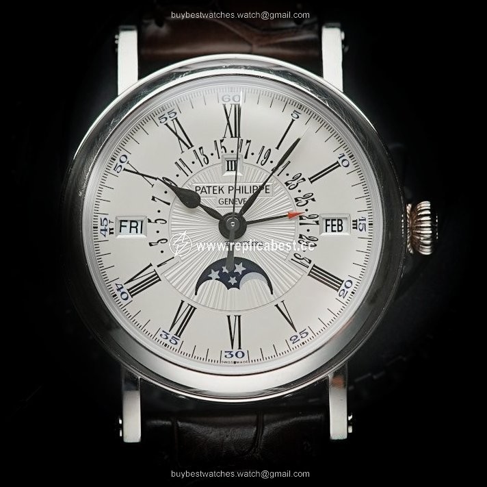 Patek Philippe Perpetual Calendar Mens watch Unisex Automatic White gold 5159G-001