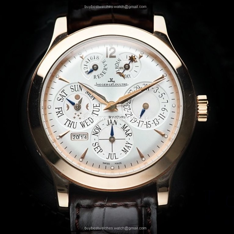 Jaeger-LeCoultre Master Eight Days Perpetual Manual winding Rose gold Q161242A