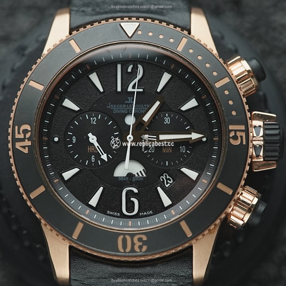 Jaeger-LeCoultre Master Compressor Diving Chronograph GMT Navy SEALs Mens watch Unisex Automatic Rose gold Q1782470