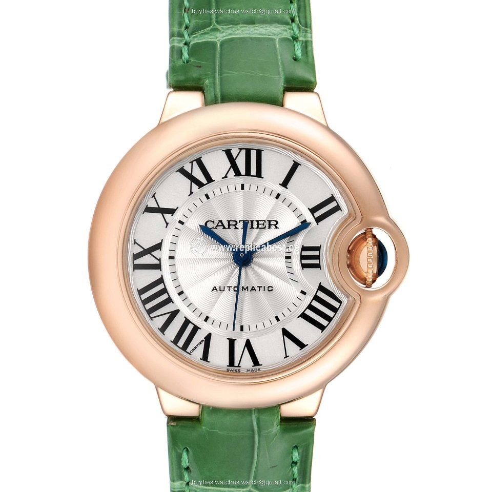Cartier Ballon Bleu 33mm Womens watch Automatic Rose gold W6920097