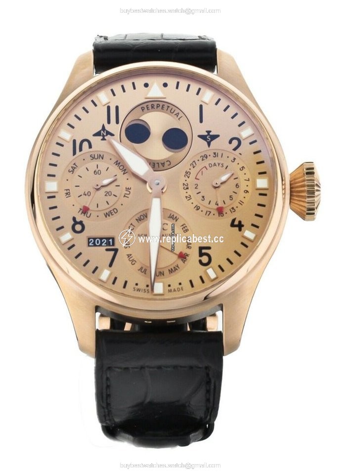 IWC Big Pilot Mens watch Unisex Automatic Rose gold IW502639
