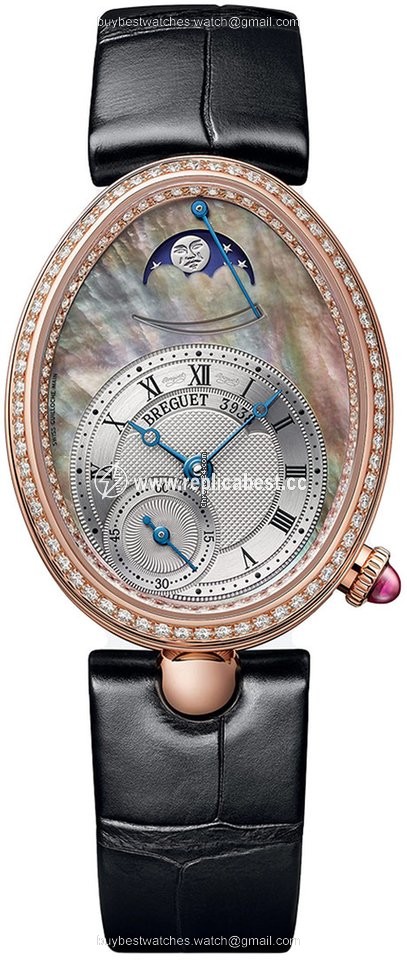 Breguet Reine de Naples Womens watch Automatic Rose gold 8908br 5t 964 d00d3L