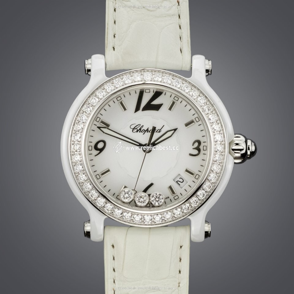 Chopard Happy Sport Womens watch Quartz Ceramic 288507-9012