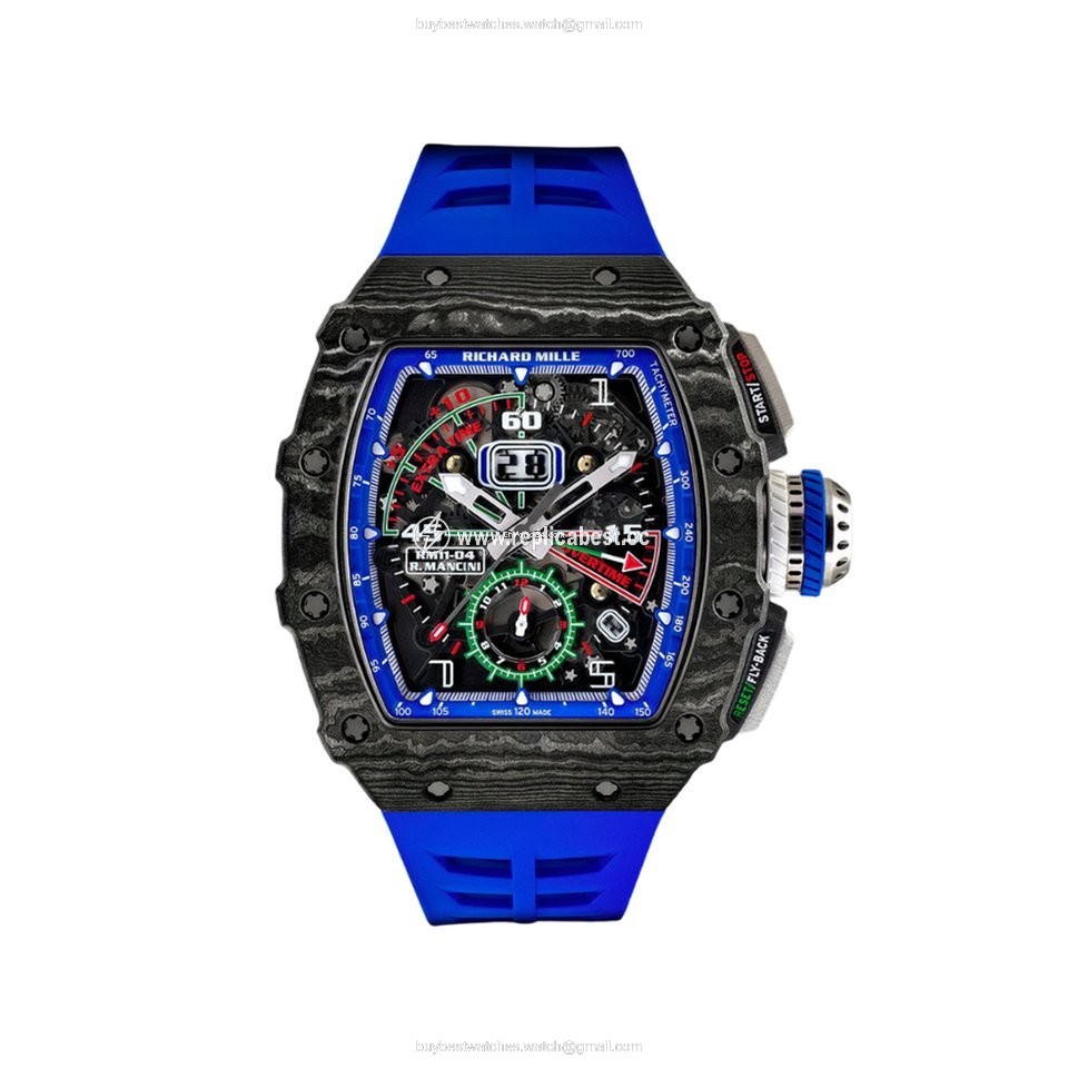 Richard Mille RM 011 Mens watch Unisex Automatic Carbon Richard Mille RM11-04 Mancini Carbon TPT