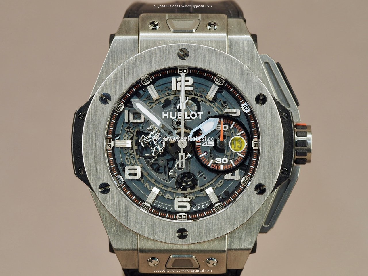 Hublot Big Bang Ferrari Mens watch Unisex Automatic Titanium 401.NX.0123.VR
