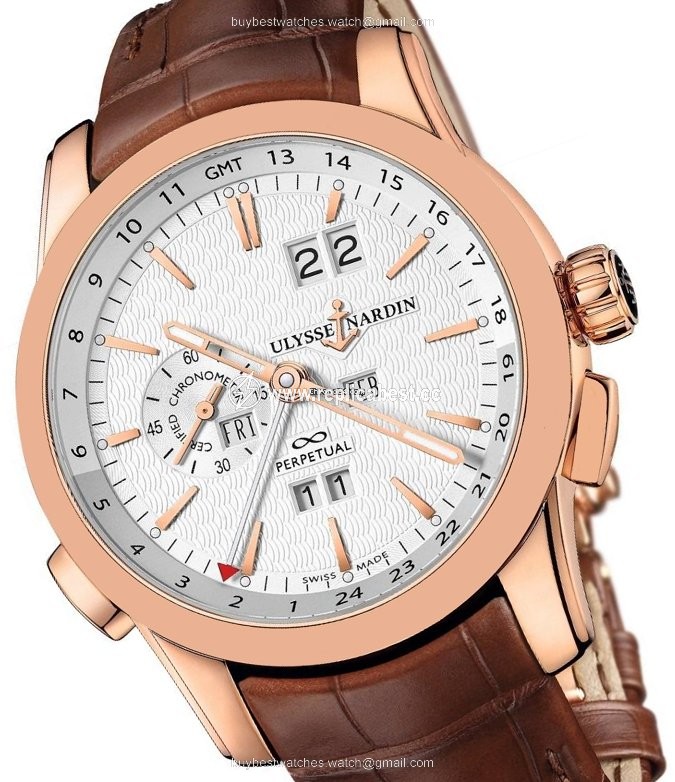 Ulysse Nardin Perpetual Manufacture Mens watch Unisex Automatic Rose gold 322-10