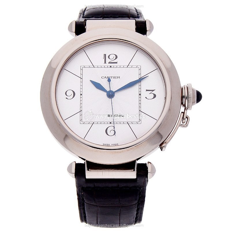 Cartier Pasha Mens watch Unisex Automatic White gold W3018751