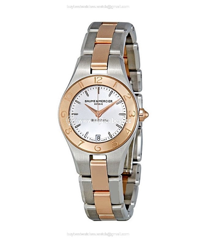 Baume & Mercier Linea Womens watch Quartz Gold Steel MOA10015