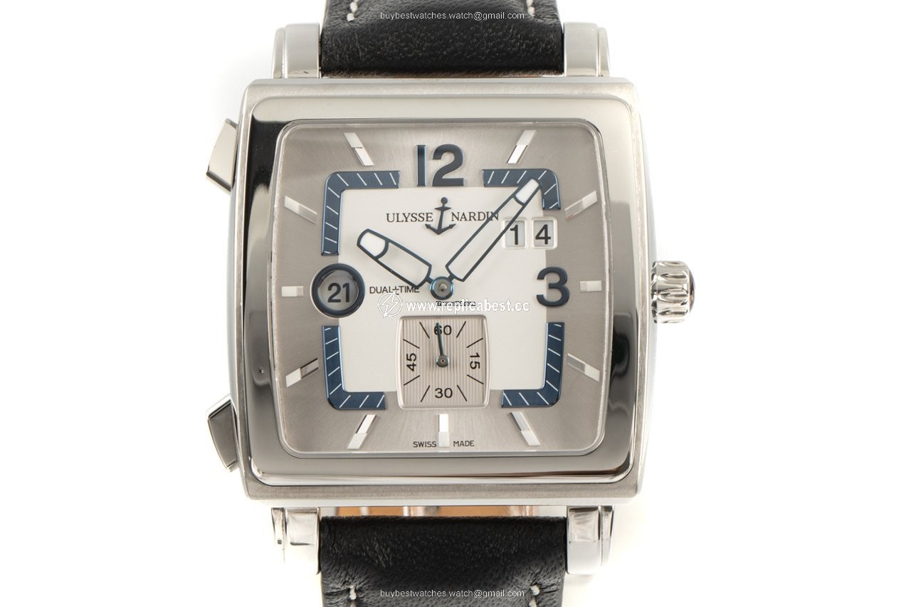 Ulysse Nardin Quadrato Dual Time Mens watch Unisex Automatic Steel 243-92