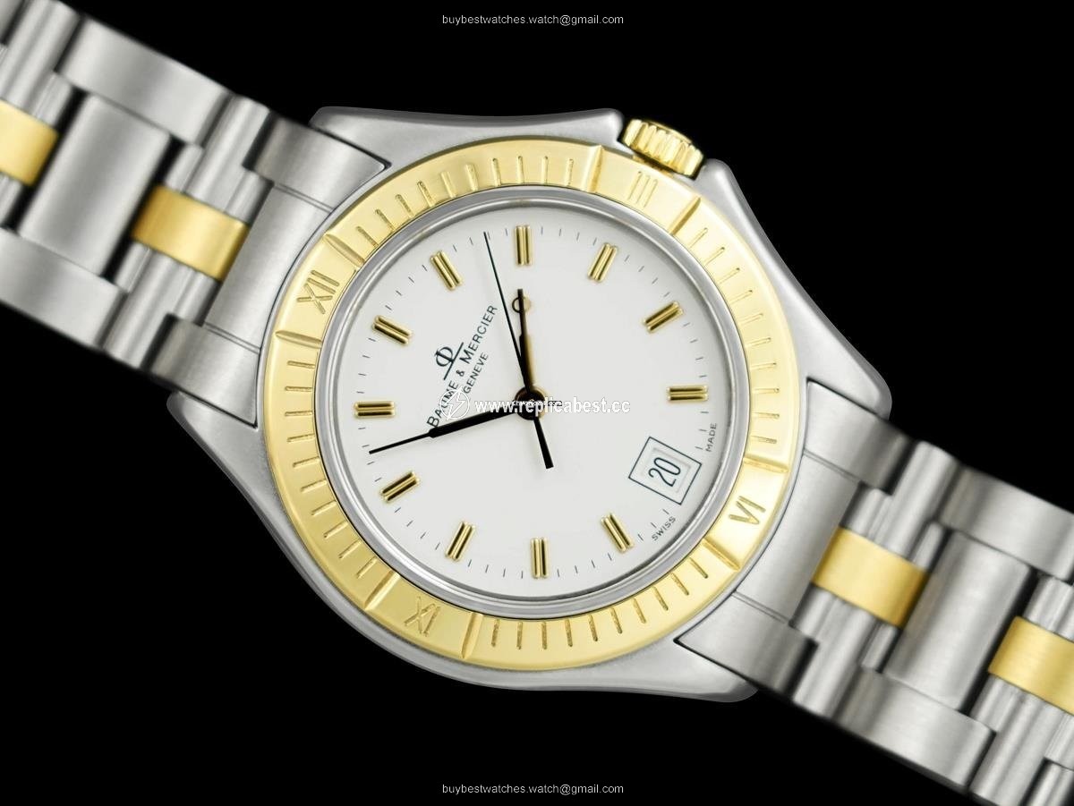 Baume & Mercier Mens watch Unisex Quartz Gold Steel 7913