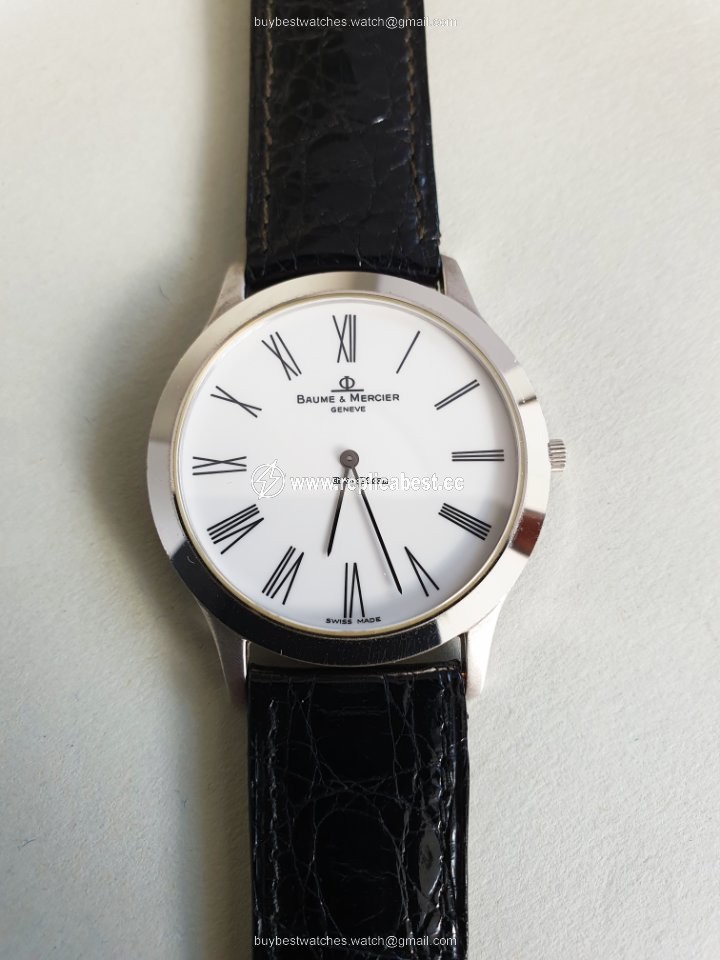Baume & Mercier Mens watch Unisex Quartz White gold M0A06494